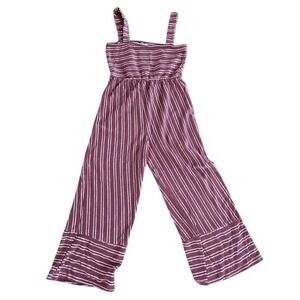 Caution To The Wind Wide Leg Romper Jumper SZ M